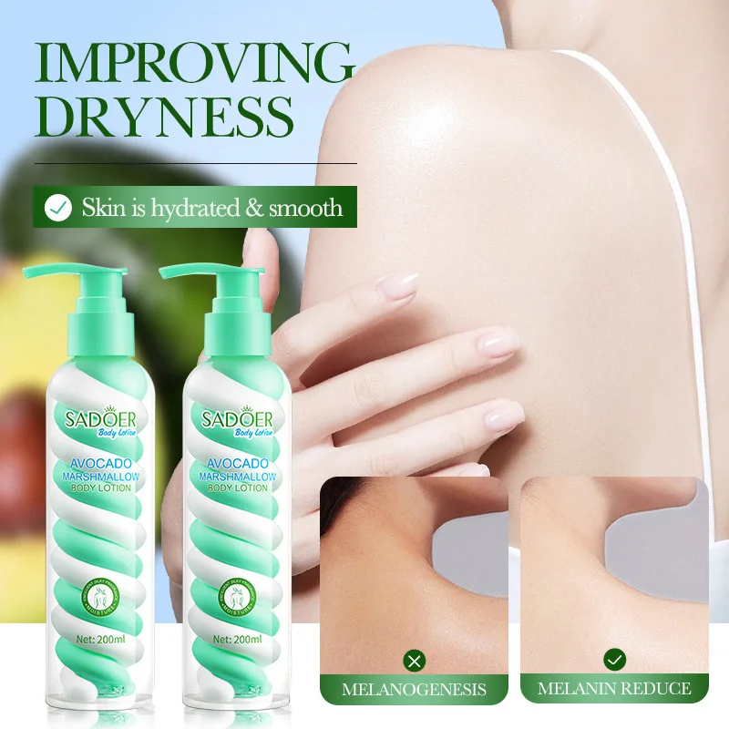 

Avocado Marshmallow Body Lotion: Moisturizing Body Lotion for Autumn and Winter
