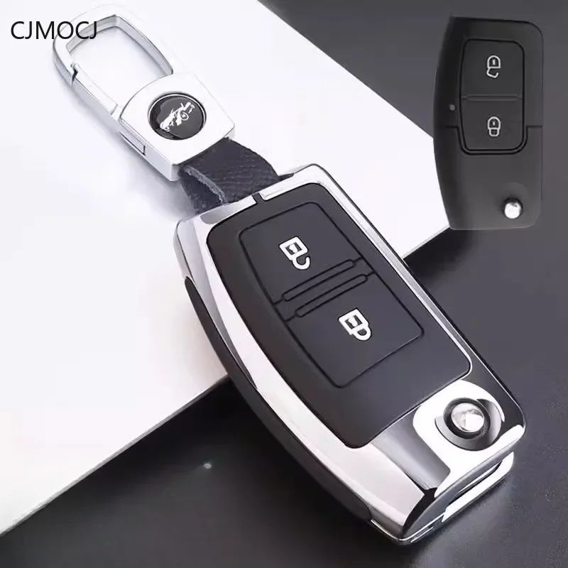 For Foton Aoling/Oumark/Riwei E3/View G7/G9 Zinc Alloy Car Remote Key Case Cover Shell Keychain Accessories