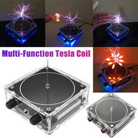 Music for Tesla Coil Speaker Wireless Transmission Palm for Tesla Coil Bluetooth Science Teaching Tool Arc Generator Desktop Toy