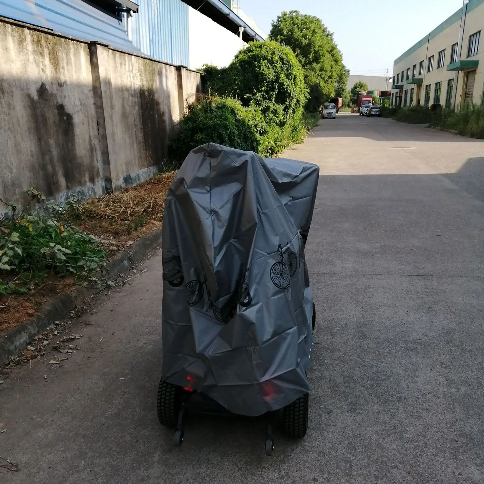 

Electric Car Dustproof Lightweight Foldable All Weather Protection Waterproof Electromobile Motorcycle Cover Scooter Cover Heat