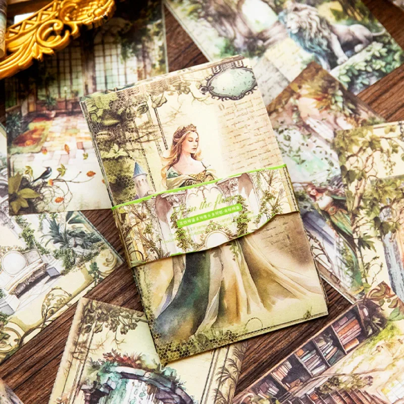 

36 pcs Vintage INS Fairy goddess theme Material paper Non-adhesive decorative paper handmade DIY Junk Journal Supplies