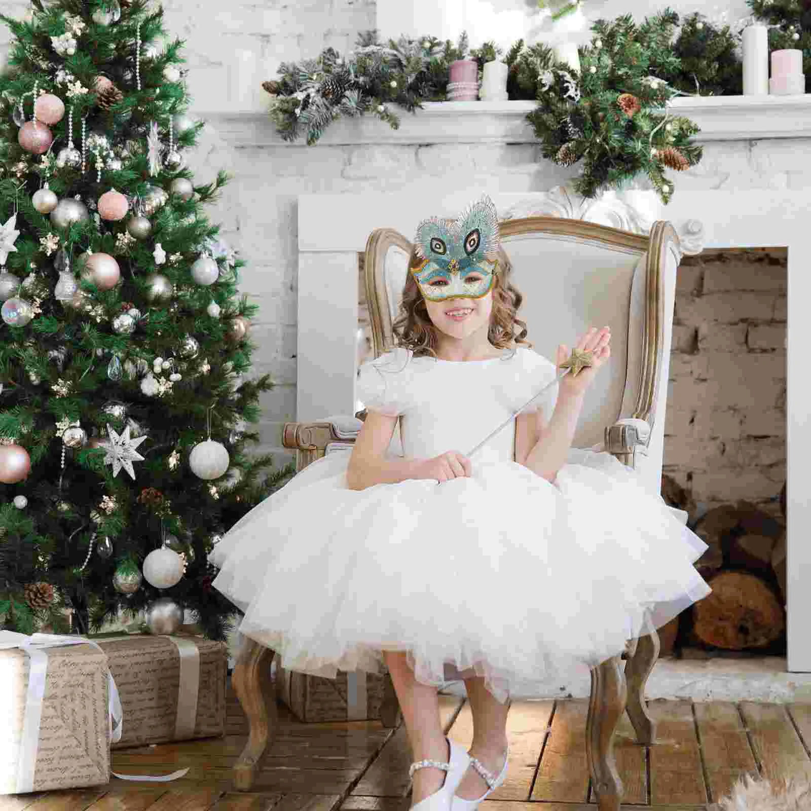 Painted Mask For Masquerade Party Cosplay Costume Accessory Masks Prop Prom Decorative Women