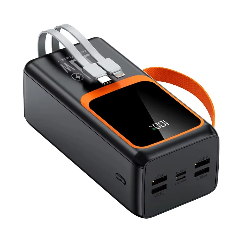 Mydo Smart Digital Display Li-polymer High Capacity 20000mAh Power Bank Type-C Input 22.5W Fast Charging QC3.0 Universal Socket