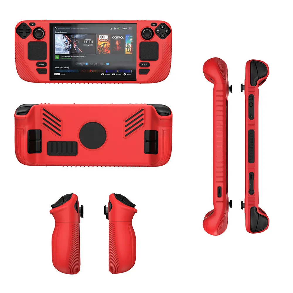 

Suitable for Steam deck handheld game console silicone protective sleeve non-slip sleeve dustproof, drop-proof and splash-proof