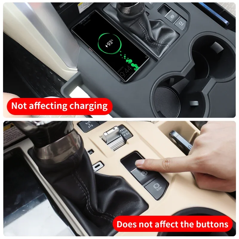 ل 2021-2025 2024 تويوتا لاند كروزر 300 LC300 وحدة التحكم المركزية تخزين حماية كم الغبار الملحقات الداخلية ترقية