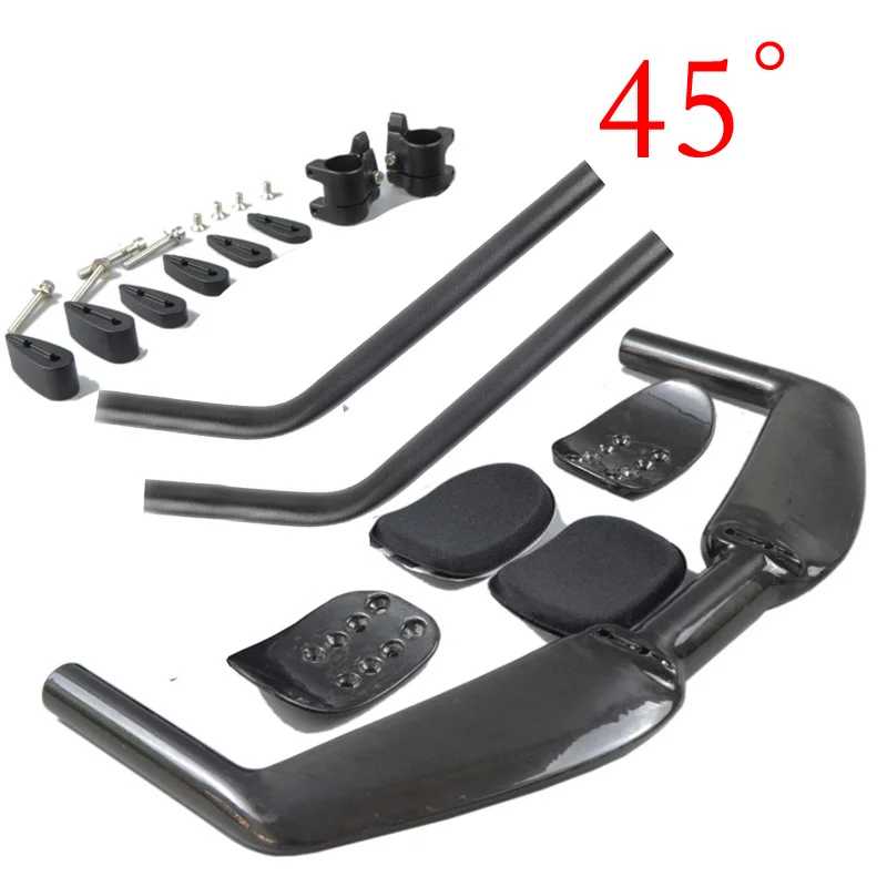 ZNIINO NO LOGO TT handlebar bike parts Cycling bicycle accessories new full carbon road handlebar rest bar ends 45 degrees