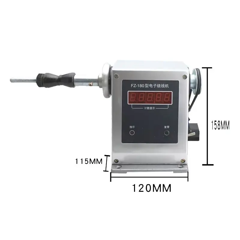 

220V Semi-Automatic Counting Winding Machine Electric Adjustable Winder Industrial Winding Tool