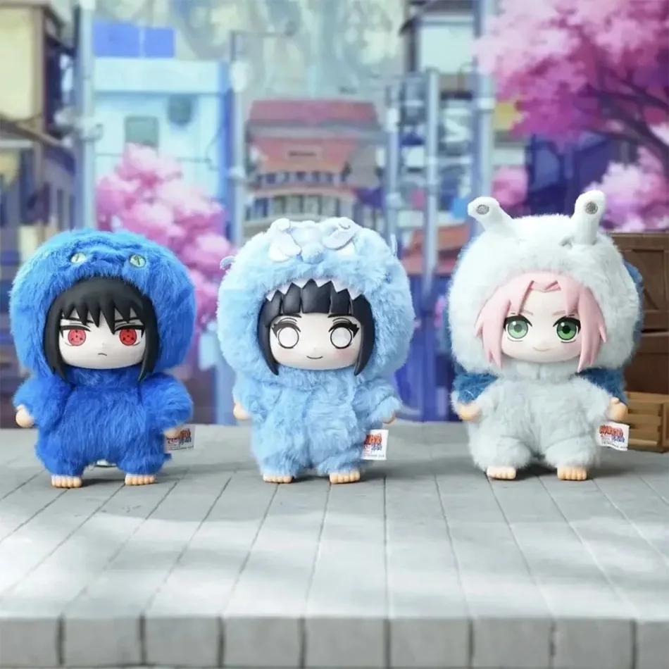 재고 있음 오리지널 EAKI 나루토 블라인드 박스 나루토 Shippuden 파티 시리즈 나루토 키 체인 인형 장난감 컬렉션 선물