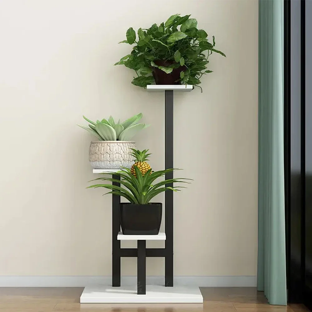 Indoor Plant Stand Multiple Plants Holder Flower Pot Holder Plant Shelves Indoor Shelves Simple Shelf Storage Flower Pot Shelves