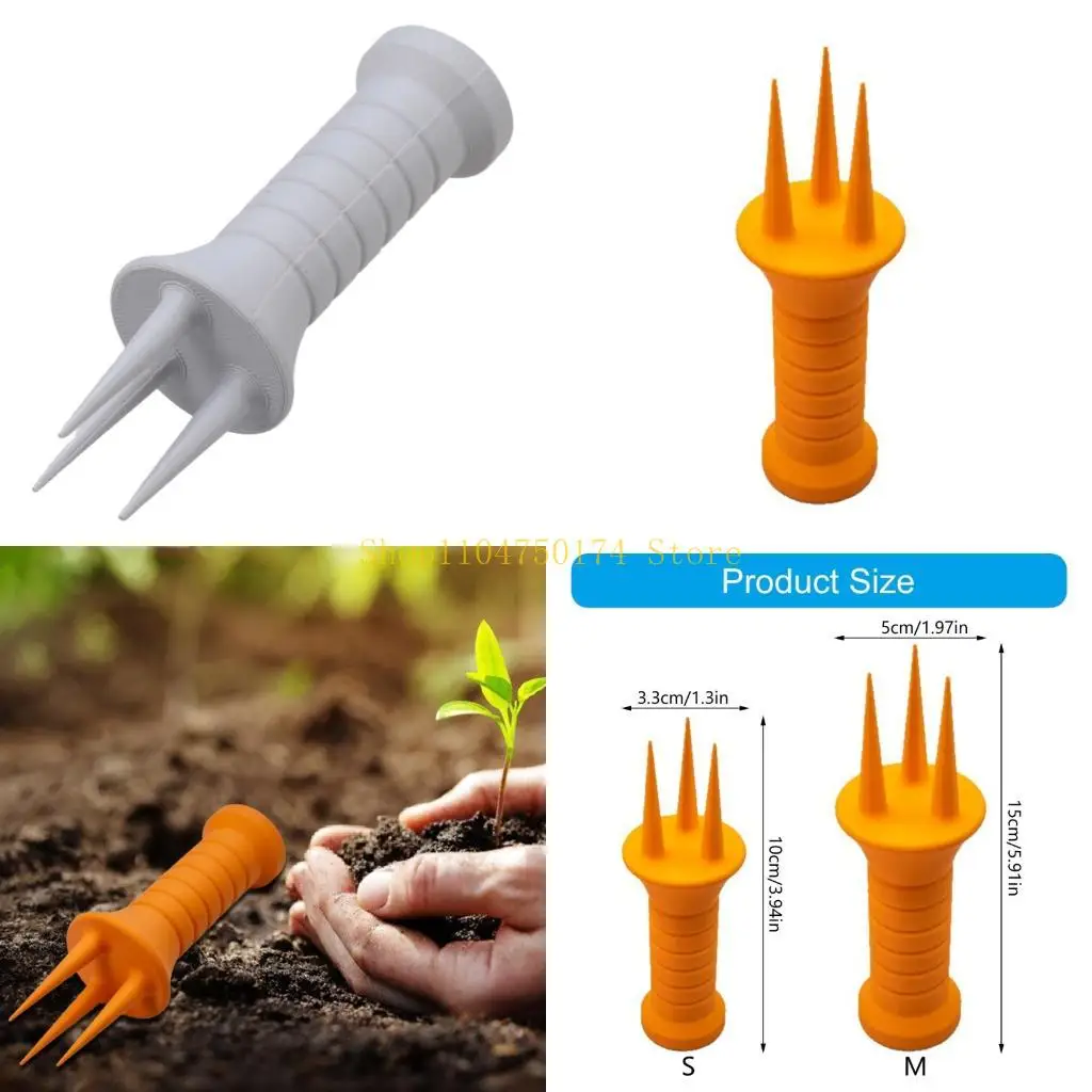 Soil Tiller Weeding Tool Manual Cultivator Tiller Weeder Aerator For Gardening Care Growth Plant Weeding Maintenance top sale