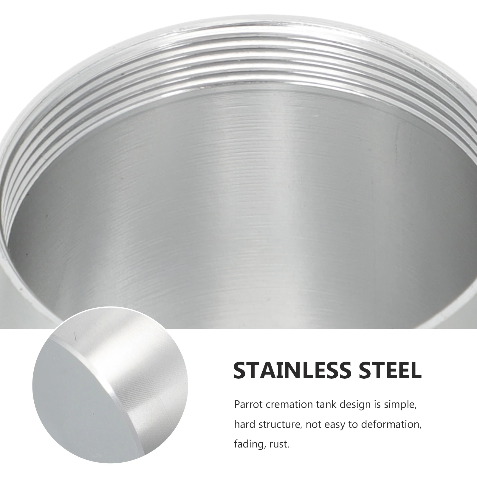 

Parrot Cremation Tank Bird Ashes Funeral Keepsake Cinerary Casket For Pet Mini Cremated Box Lightweight Easy Open Lid Durable