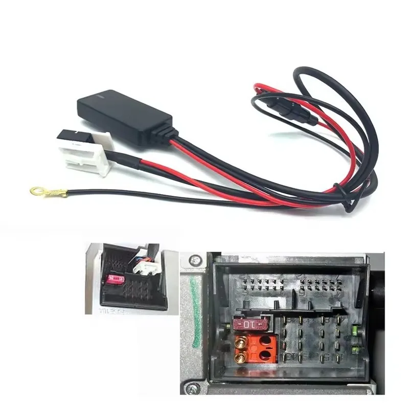 

Музыкальный кабель MP3 для VW, Polo, Passat, Golf Aux, автомобильный адаптер Bluetooth 5,0 с микрофоном для RCD RNS 210 310 510 315