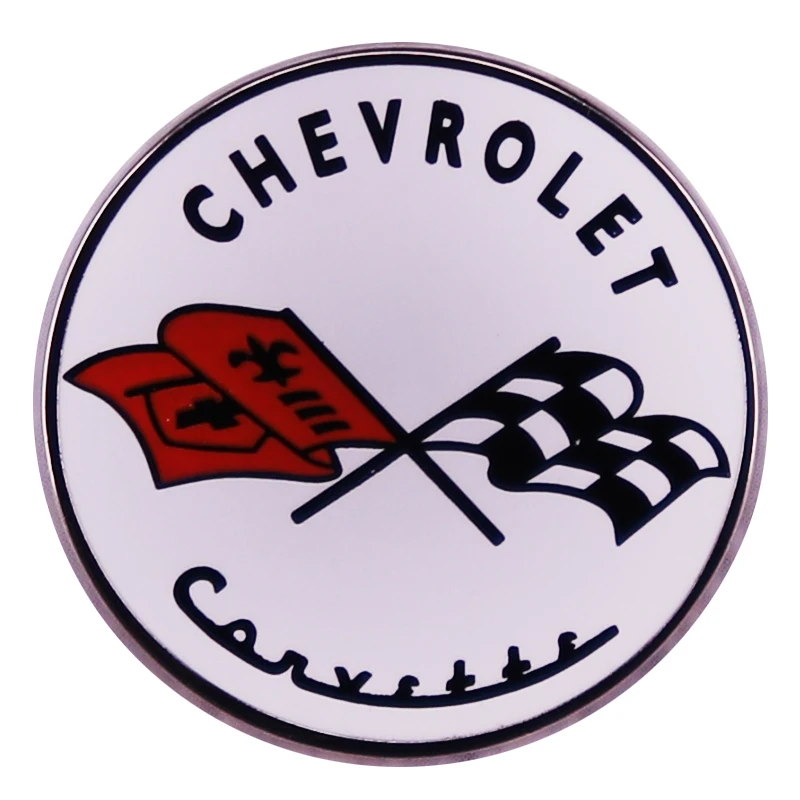 Car Racing Banner Enamel Pin Brooch Badge Clothes Hat Backpack Decoration Jewelry Accessories