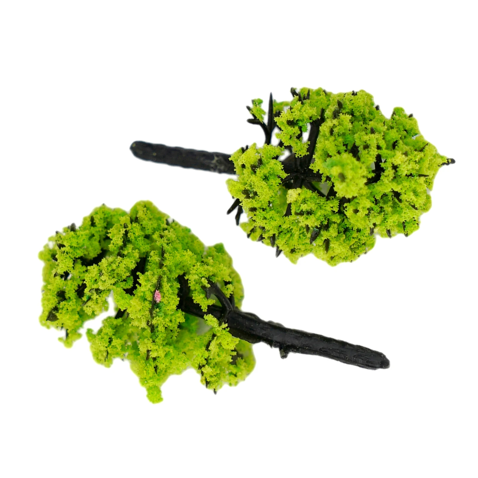 Set of Green Model Trees (20PCS) Perfectly Suited for Building Models Dioramas and Outdoor Landscapes at a Scale of 1 100