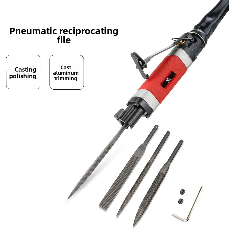 Pneumatic file AF5 powerful reciprocating tool for sharpening, air file single use trimming, cutting and polishing machine