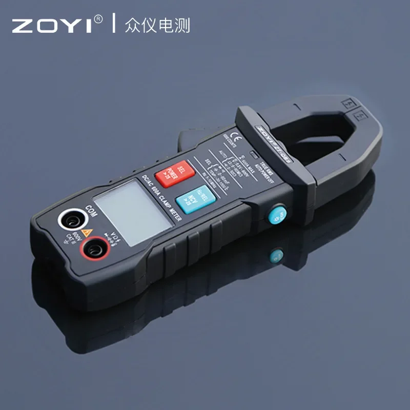 ZT-QB9 zoyi DC/AC  Digital Clamp Meter T-RMS Smart pliers Current Ammeter Auto Rang  Capacitor Voltage NCV Teste