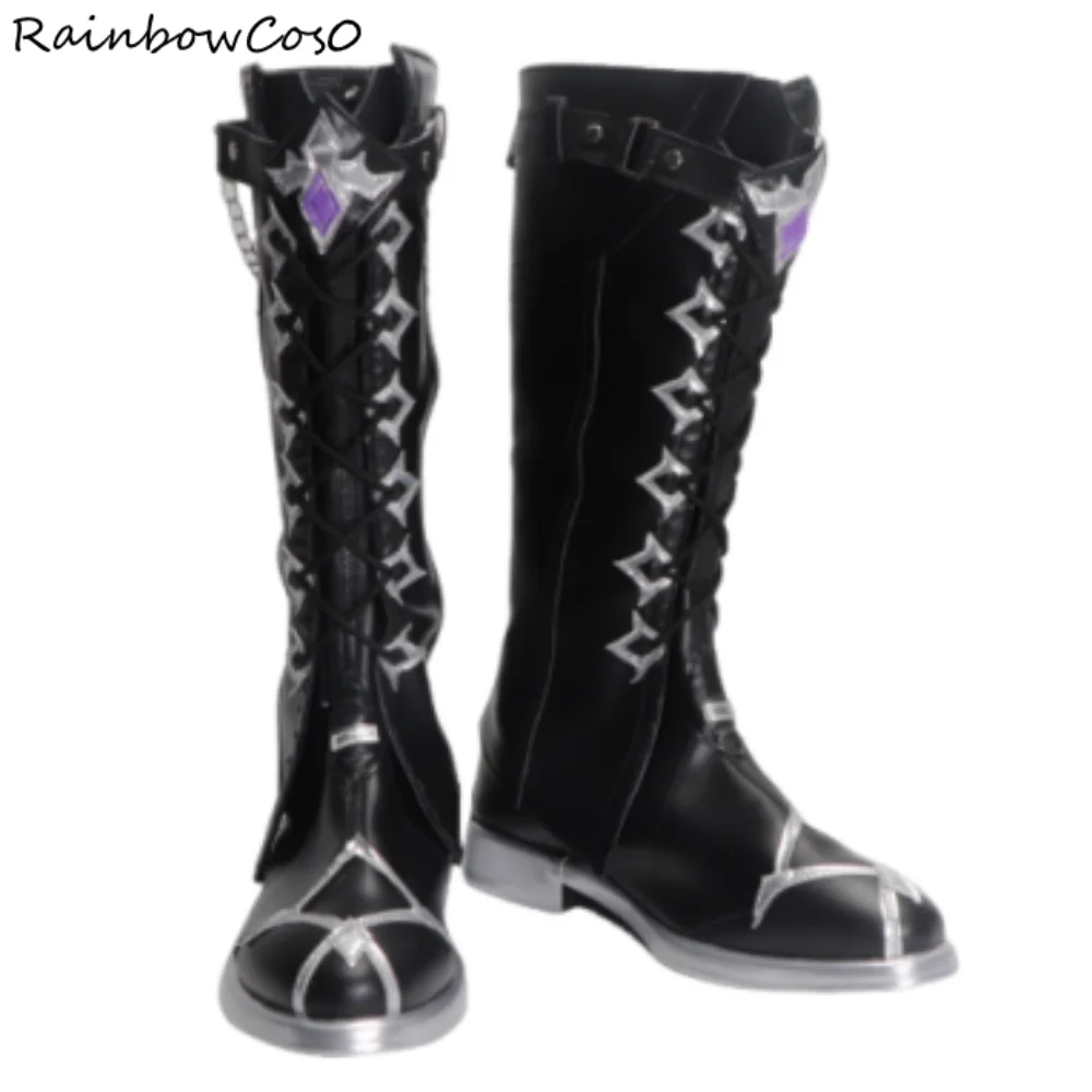 Kyryll Chudomirovich Flins Genshin Impact Buty Cosplay Botki Gra Anime Impreza Halloween RainbowCos0 W5082