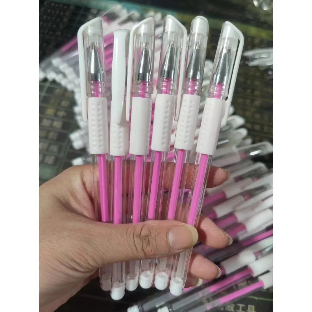 

Pink Eyebrow Marker Pen Microblading Surgical Skin Marker Pen Mapping Measuring Positioning Pen Permanent Makeup Tattoo Supplies