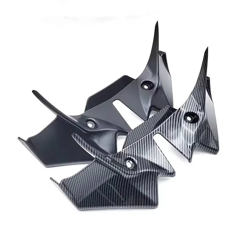 Kit Spoiler Anteriore Aerodinamico per Kawasaki Z650 2020-2024, Deflettore ad Ala per Moto Naked