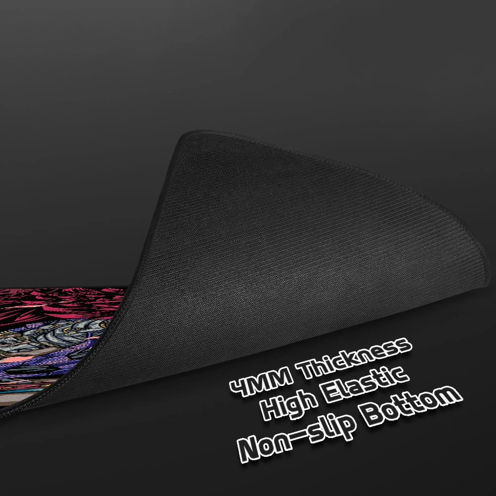 Anime Mouse Pad Samurai Gaming Mousepad Gamer Professional E-Sports Mouse Mat 45*40cm Waterproof Balance Computer Keyboard Mat