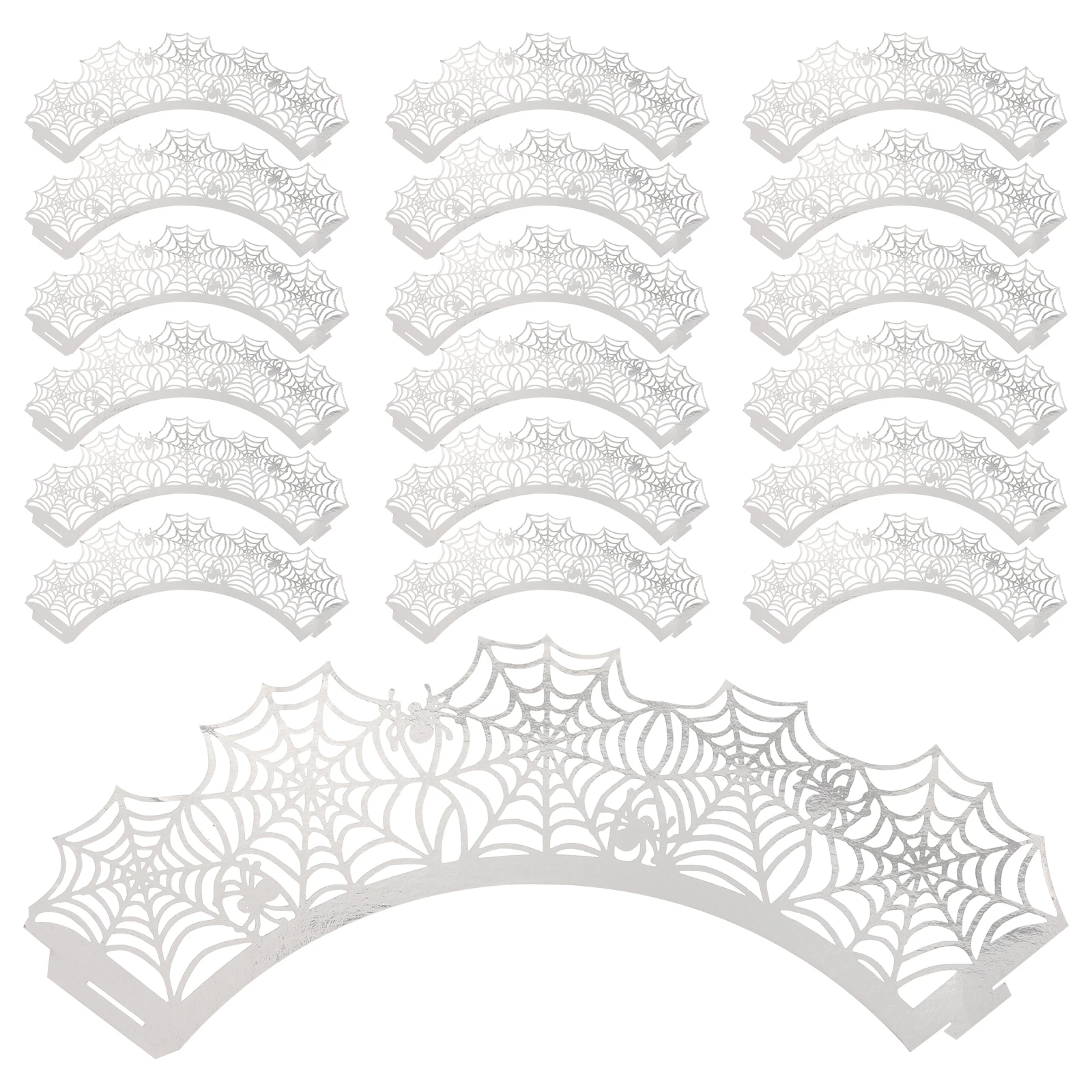 

25Pcs Hollow-Out Cake Cup Bright Colored Food-Grade Paper Leak-Resistant Baking Cup Perfect for Wedding Bridal Shower Birthday