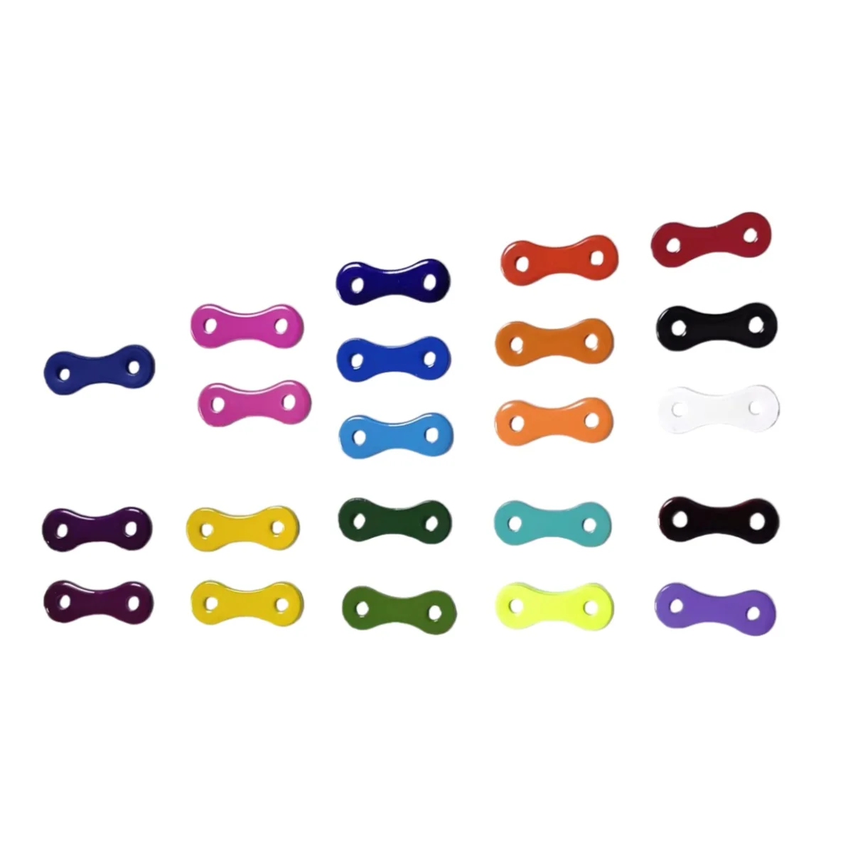 SDA 10/7mm Custom Color Motorcycle Biker Chain Bracelets Spacers Replace Part Select Length for DIY Jewelry