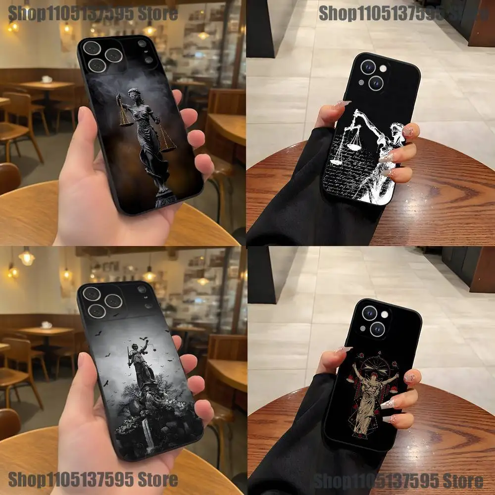 

Law Lawyer Judge Phone Case For iPhone 17,16,15,14,13,12,11,Pro,XS,Max,XR,Plus,E,SE4,Mini Black Soft Cover