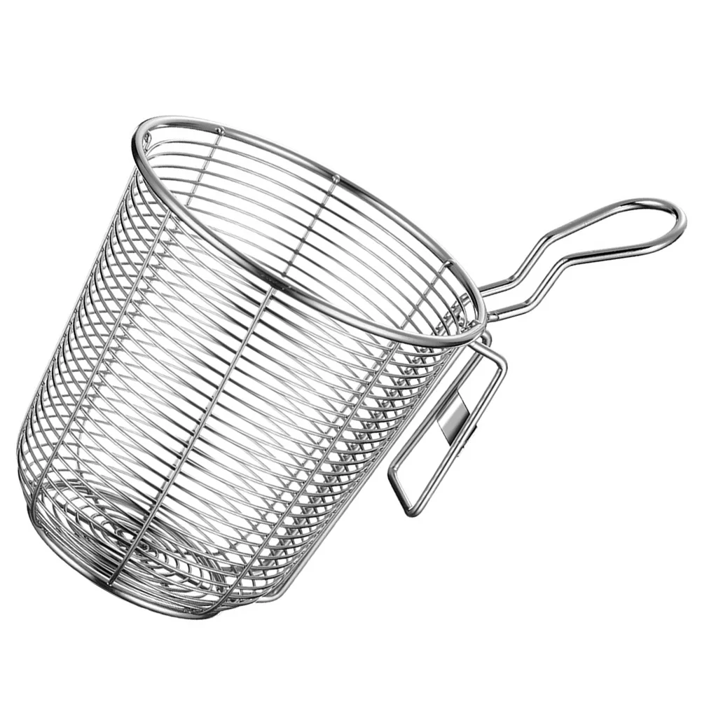 

Heat Resistant Stainless Steel Noodle Strainer Smooth Edge Safe Handle for Hot Pot Soup Pasta Vegetable Filtering Kitchen