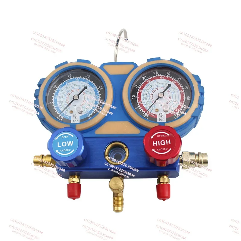 Flyover Fluoride Pressure Gauge VMG-2-R410A-B Household Air Conditioning Snow Type Gauge R22/R410/R32 Refrigerant Tube