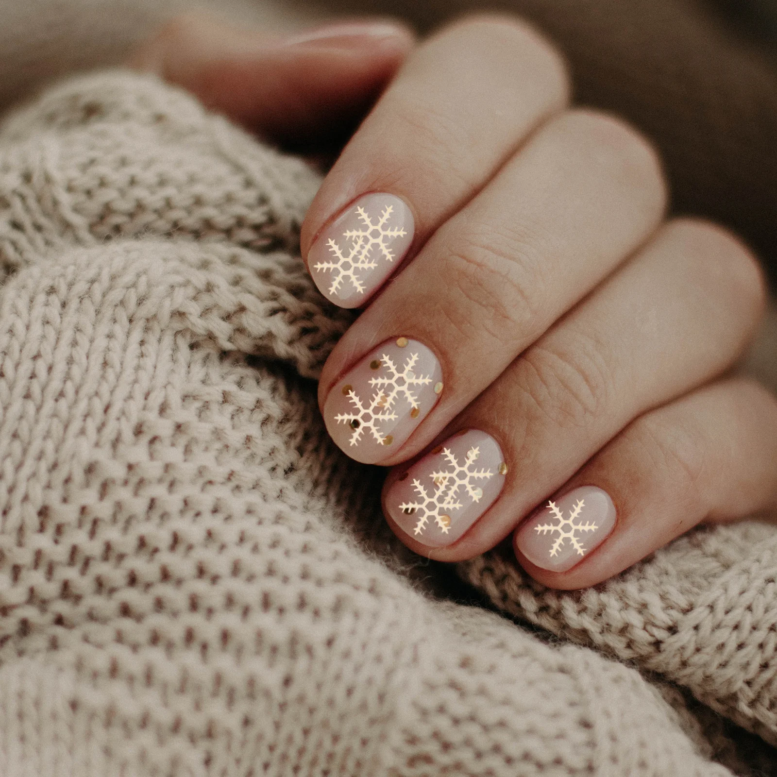 Autocollants pour Nail Art, 5 pièces, décalcomanies de noël, Design léger et Portable, facile à appliquer, qualité de Salon pour les doigts et les orteils