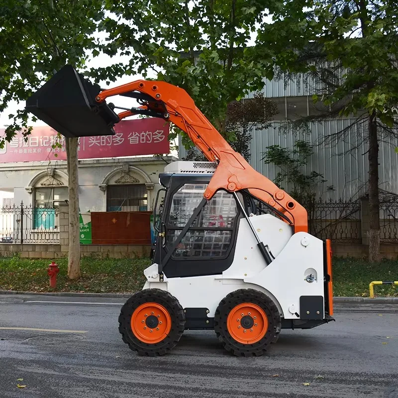 Deposit Price Mini Skid Steer Loaders Offer Reliable Operation High Efficiency in Excavation and Multi-functional Design For