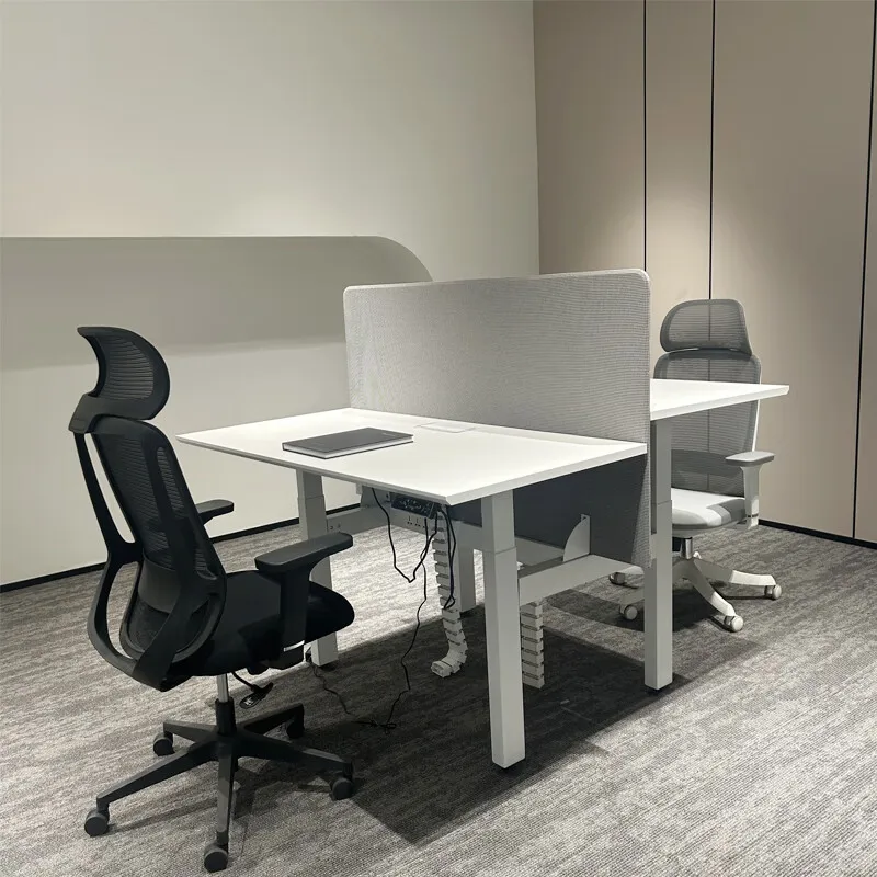 

Electric Height Adjustable Custom Modern Design Desk Smart Electric Standing Desk with Screen