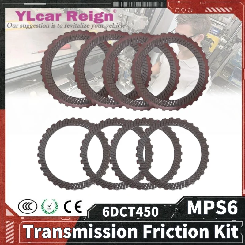 

MPS6 6DCT450 Automatic Transmission Gearbox Rebuild Friction Kit Fits For Volvo FORD Mondeo LAND Car Accessories