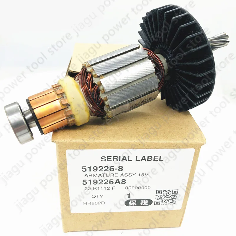 

Armature 18V Rotor 519226-8 Replace for Makita DHR241Z DHR241RMJ DHR202RMJ DHR202RM1J DHR202Z HR202D DHR241 DHR202