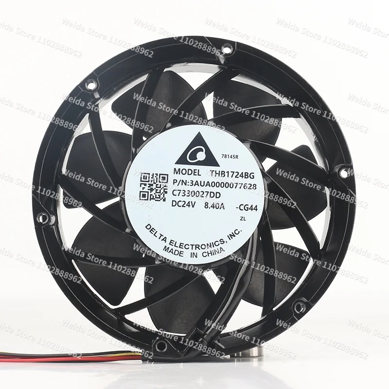 New Delta 5V 12V 48V DC24V 8.40A AC EC THB1724BG 17251 High-end equipment inverter High air volume 172X172X51MM 17CM cooling fan