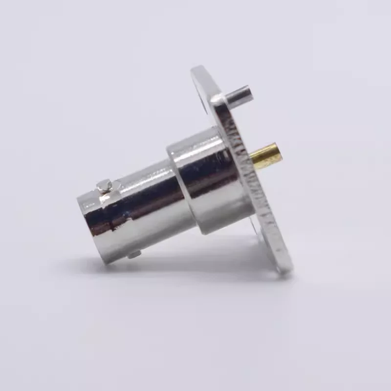 20PCS High quality Copper BNC-KF Base Gold Plated 50 Ohms BNC Female Base Panel Installation BNC Connector