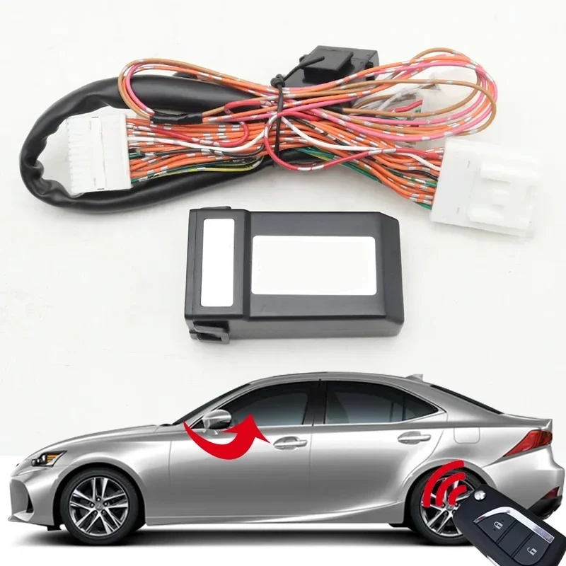 LHD Power Exterior Side Rearview Mirror Folder Unfold Key Remote Controller Plug Adapters Module For Lexus IS 250 300h 2014-2023