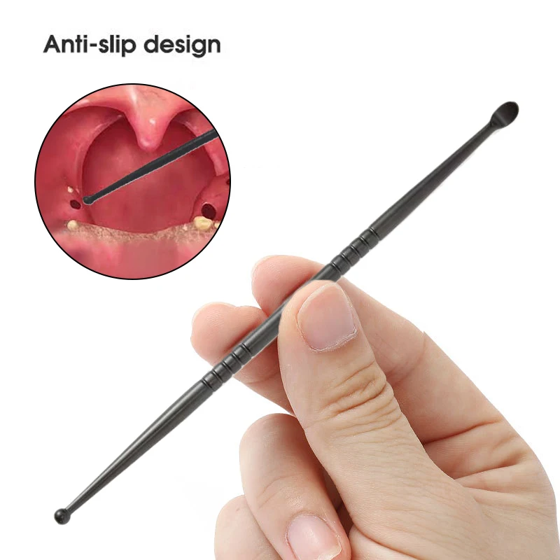 1pcs Tonsil Stone Removal Ear Wax Remover Stainless Steel Remover Mouth Cleaning Care Tools Tonsil Stone Remover Health Care