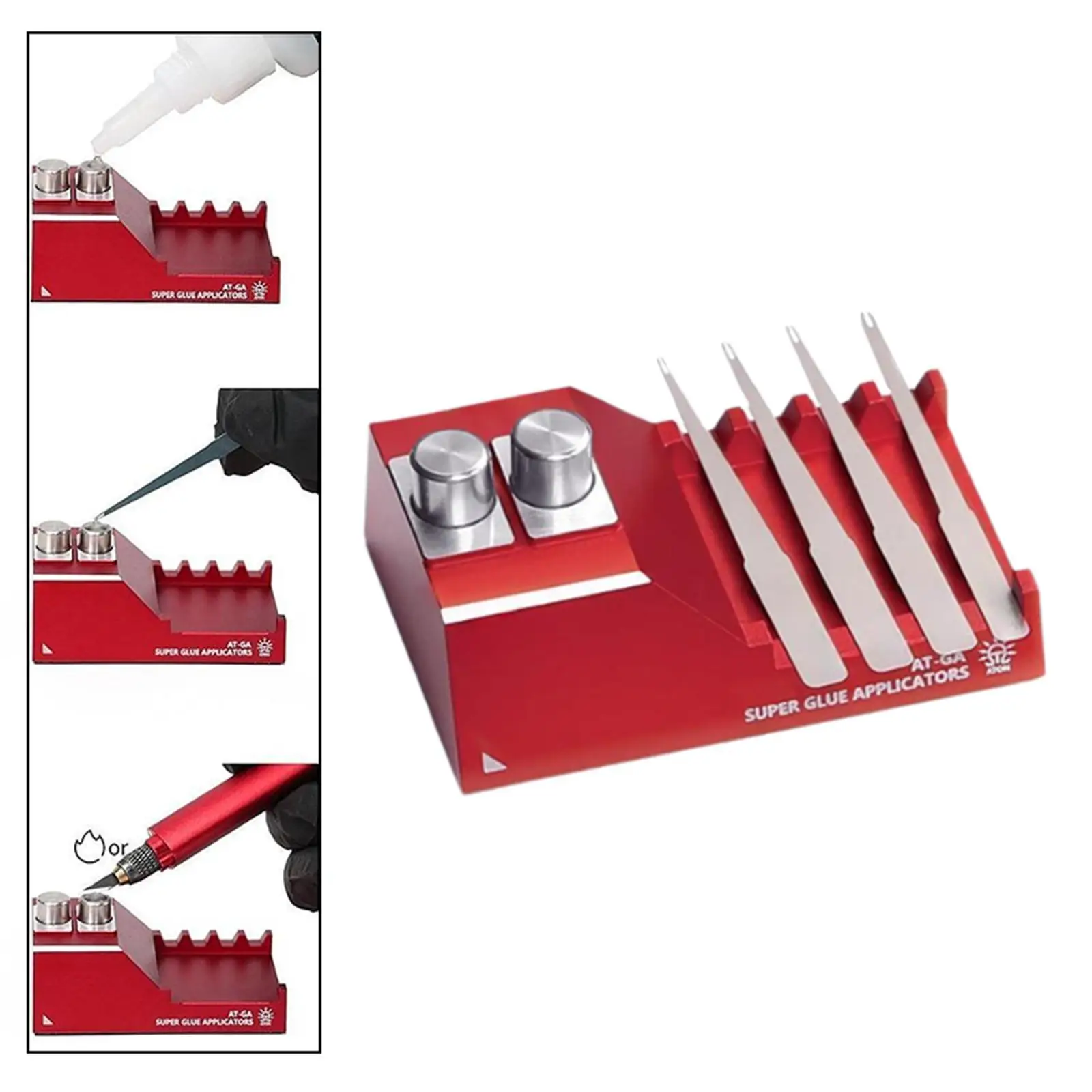 Assembly Adhesion Assistant Set, Reparatur von professionellem Metallhandwerkszubehör, Modellwerkzeuge, Bastelset Hobby-Baugruppen-Set