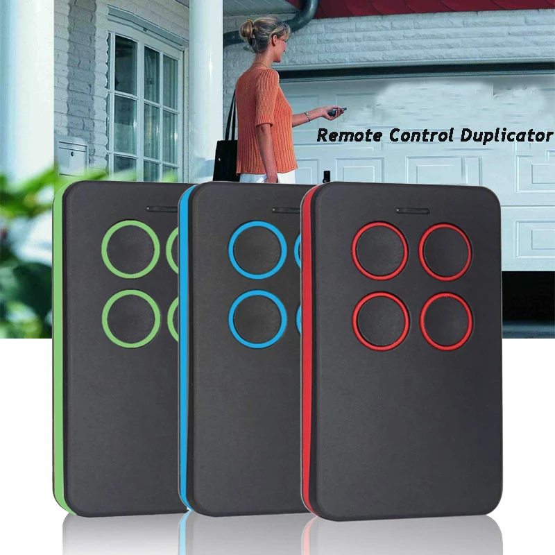 Universal Garage Control 286 to 868 Mhz Gate Remote Control Auto Scan Multi Frequency Copy Brand Rolling Code Gate Door Opener