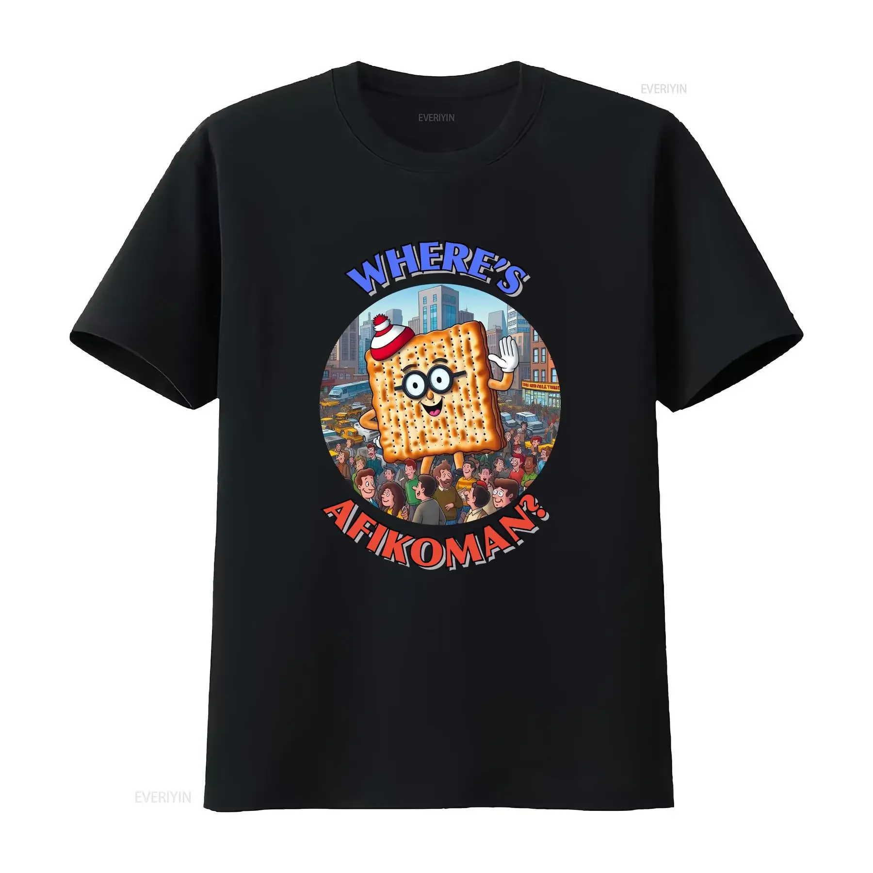 Funny Passover T Shirt Wheres Afikoman Happy Seder Matzah Matzoh Judaica Jewish s Hebrew vintage Washed Stretched Casual