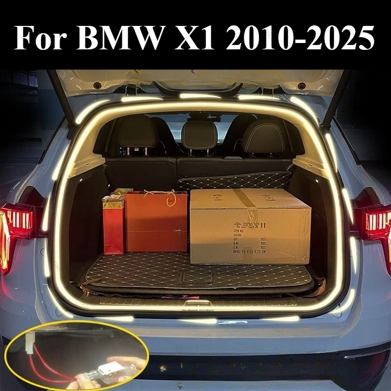 

For BMW X1 2010-2025 Car Rear Trunk Brighten LED Strip Lighting Waterproof Flexible Accessories