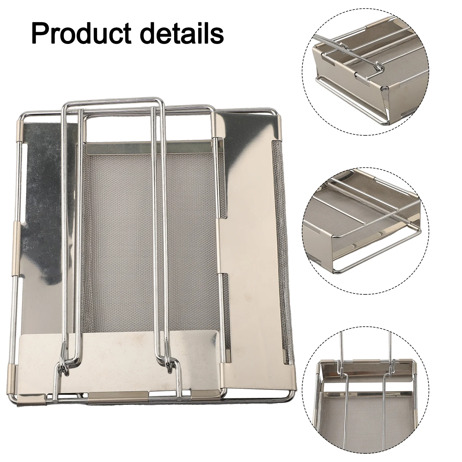 Handle Design Bread Toaster Safe And Convenient Construction Foldable And Space Saving Grill Safe And Convenient