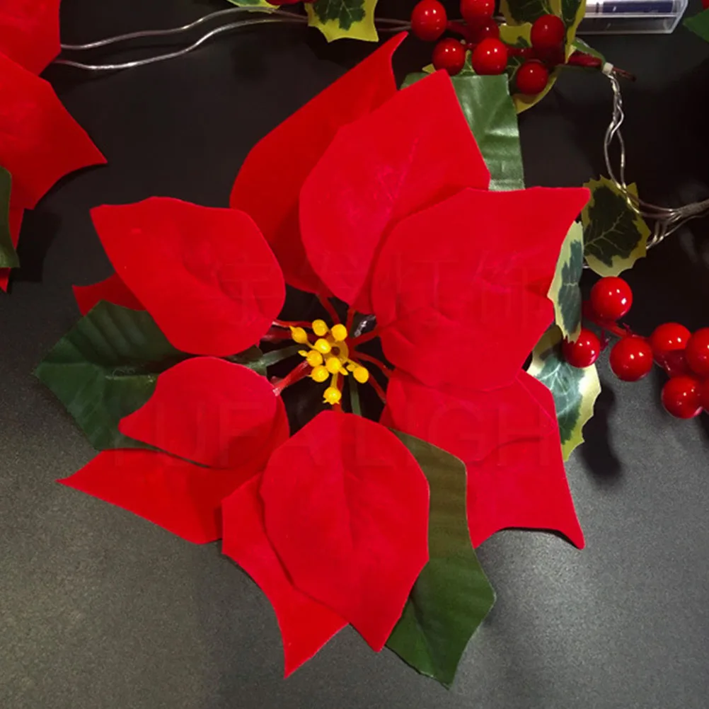 

1set 1Set Led Unique Delicate Light Strap For Festival Party Indoor Decor Hanging Lamp Usb Powered Warm White Fake Flower Light