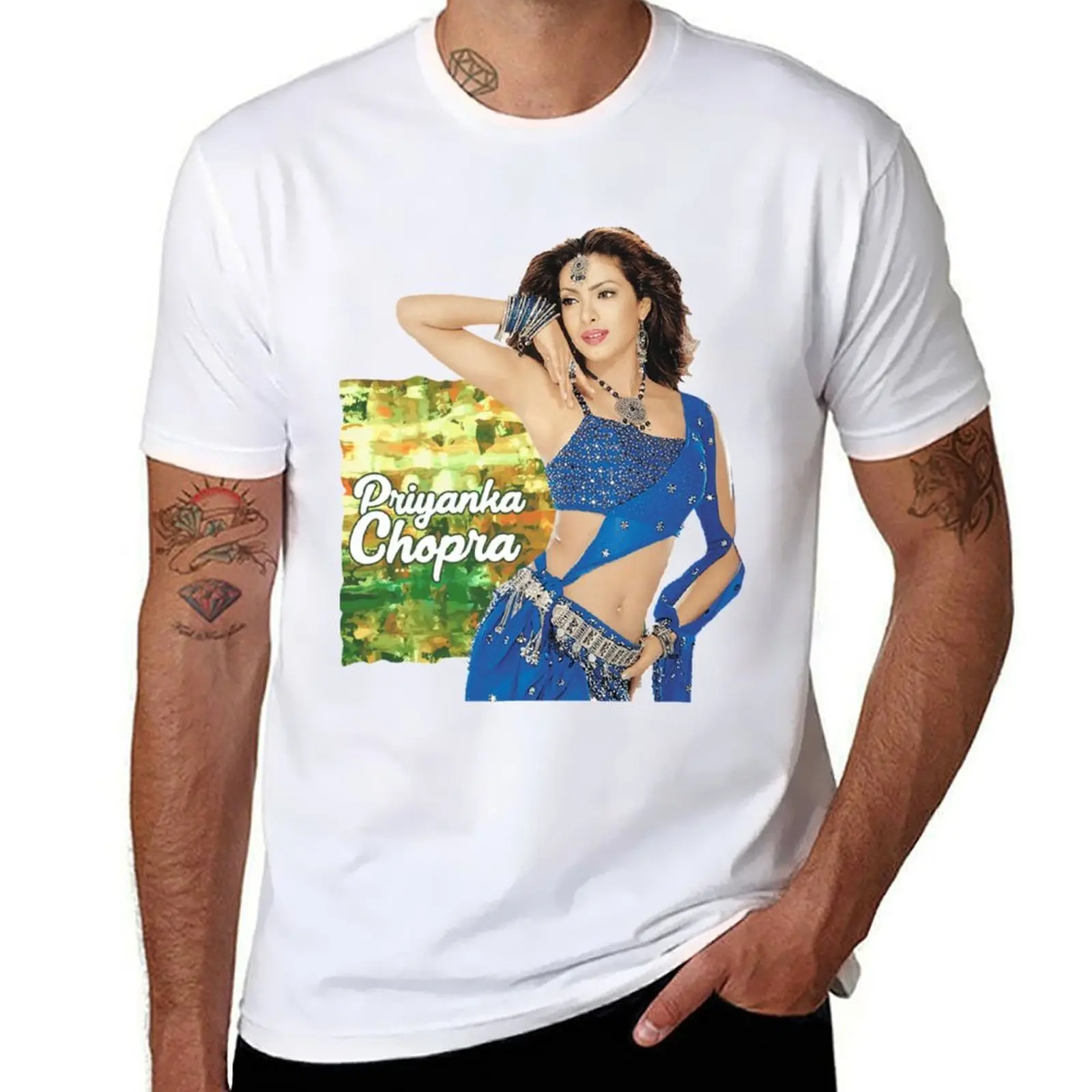 

priyanka chopra T-Shirt anime tshirt cotton t shirts high quality T-Shirt