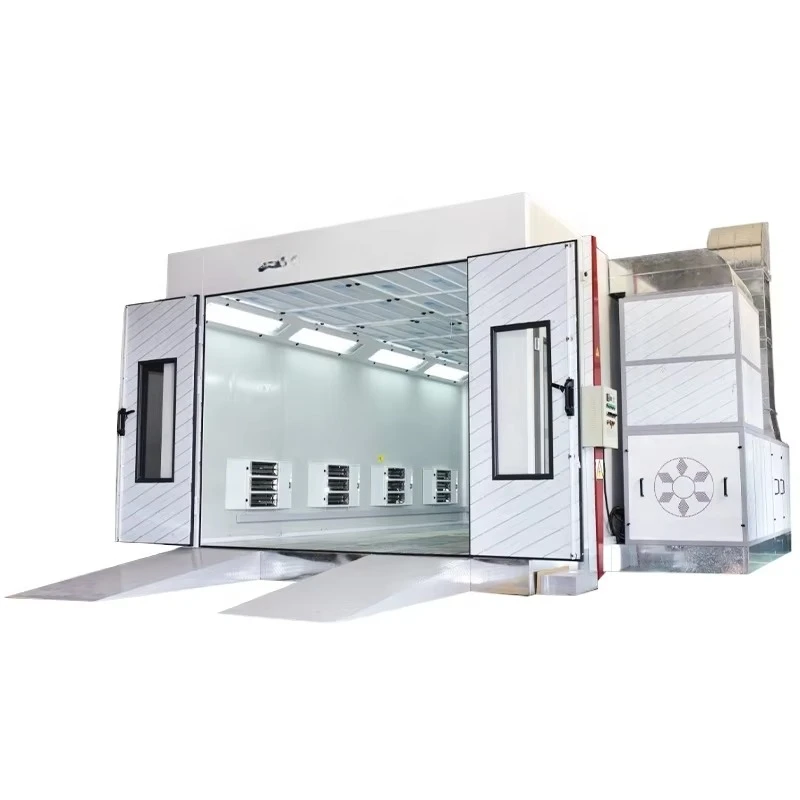 CE Certified Car Paint Booth LED Lighting with Lamps Electric Heating System for Automobile Furniture Spray Baking Room