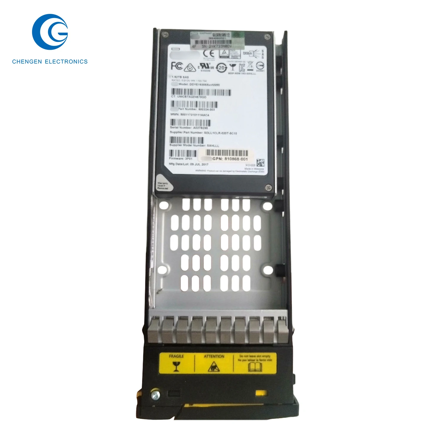 

K2P89B 3Par 8000 1.92Tb Sas Sff (2.5 In) Ssd With All-Inclusive Single-System Software Solid State Drive Hdd For Server