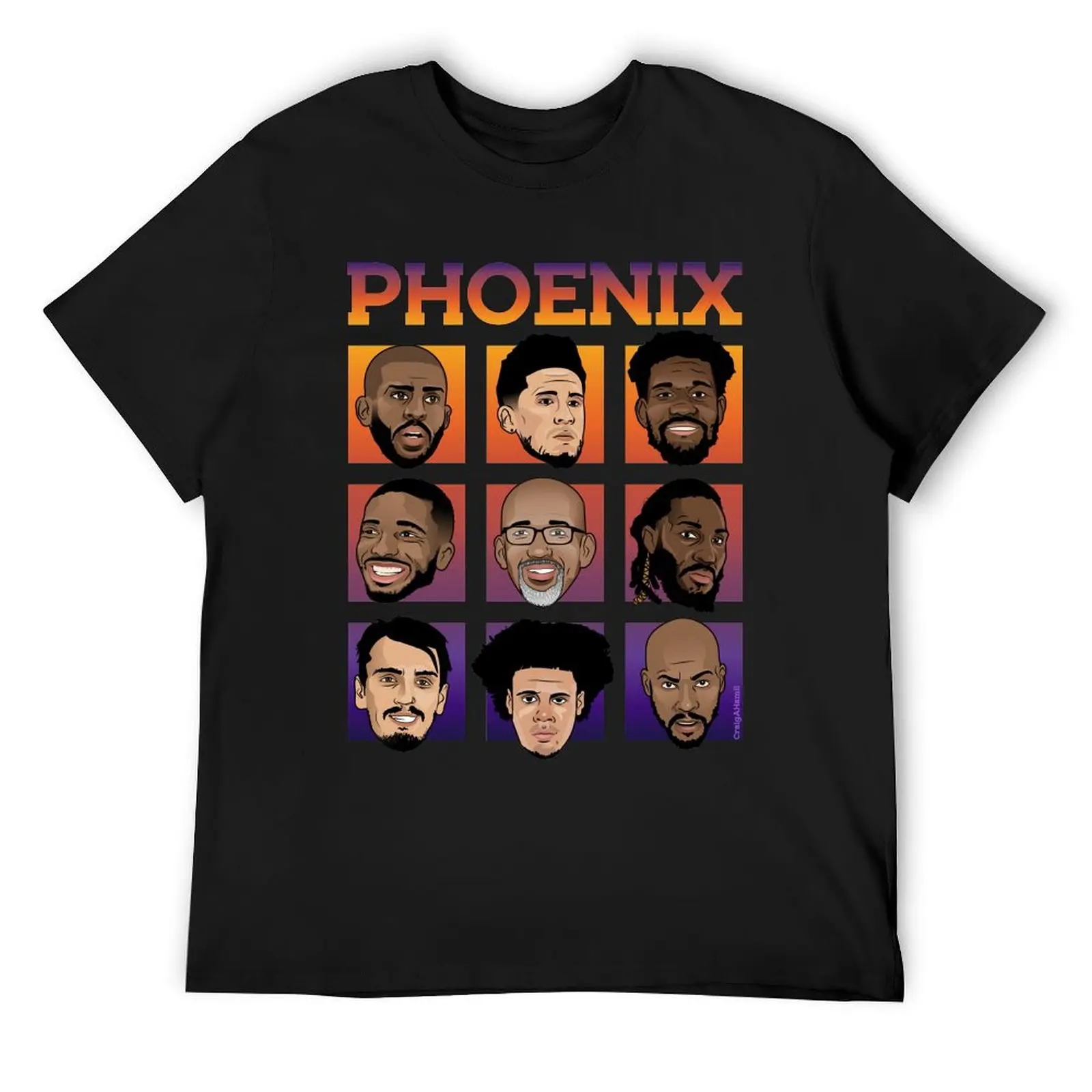 

Phoenix Roster 20-21 Sunset edition. T-Shirt Aesthetic clothing cotton graphic tees tshirts personalised quick-drying shirts men