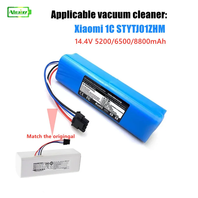 

14.4V 5200mAh vacuum cleaner 1C battery is suitable for Xiaomijia 1C STYTJ01ZHM robot vacuum cleaner