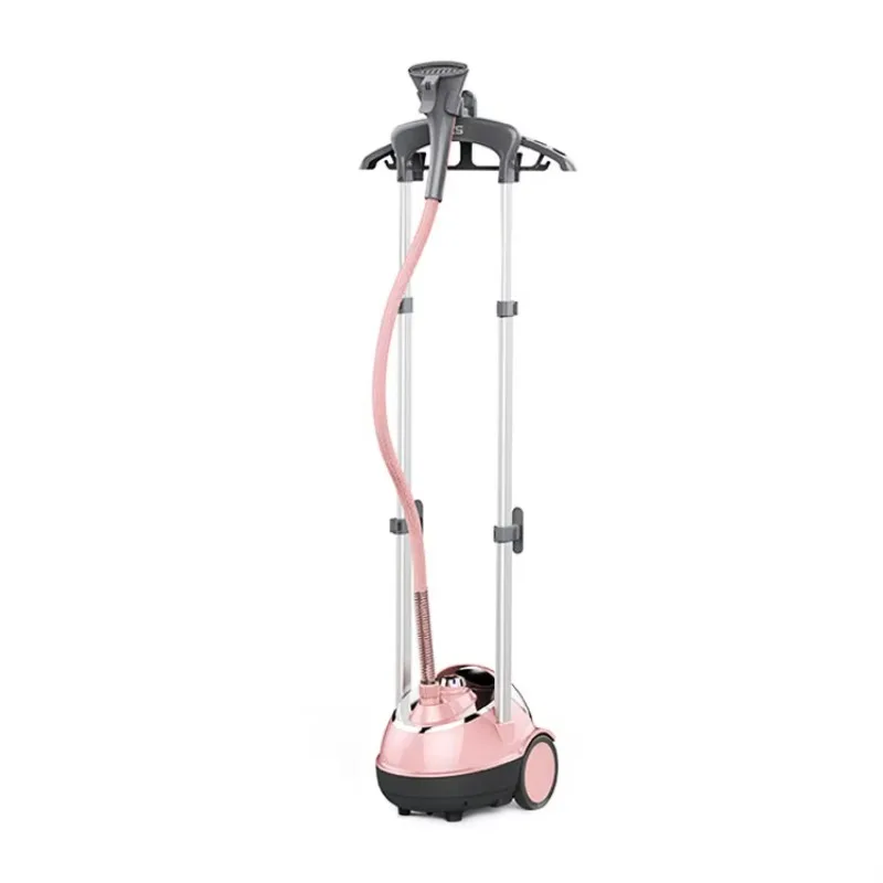 #V Wholesale Stand Multi-functional Laundry Clothes Steamer Upright Double Pole Fabric Garment Steamer for Home Use